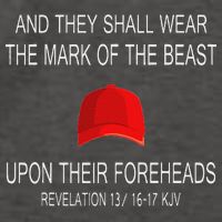 And They Shall Wear The Mark Of The Beast Revelation Vector Backpack
