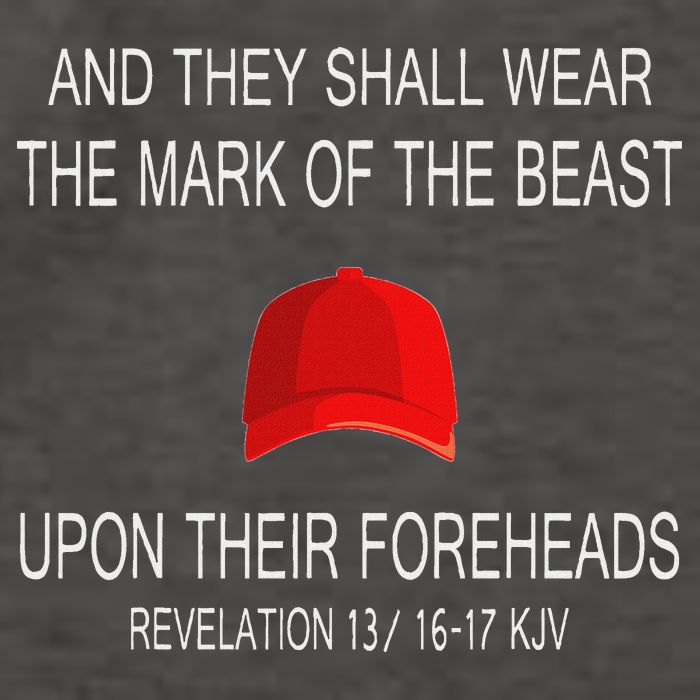 And They Shall Wear The Mark Of The Beast Revelation Vector Backpack