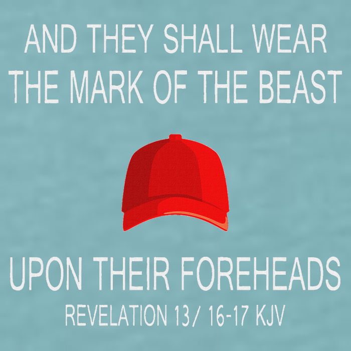 And They Shall Wear The Mark Of The Beast Revelation Sueded Cloud Jersey T-Shirt