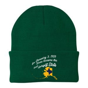 Alaska Texas Shirts Funny Alaska Vs Texas Knit Cap Winter Beanie