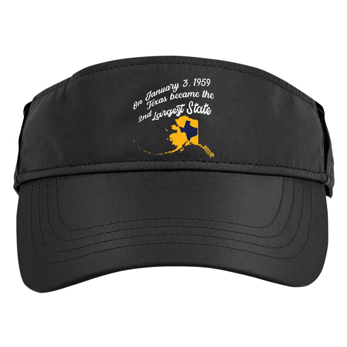 Alaska Texas Shirts Funny Alaska Vs Texas Adult Drive Performance Visor