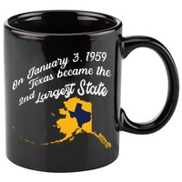 Alaska Texas Shirts Funny Alaska Vs Texas 11oz C Handle Ceramic Mug