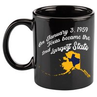 Alaska Texas Shirts Funny Alaska Vs Texas 11oz C Handle Ceramic Mug