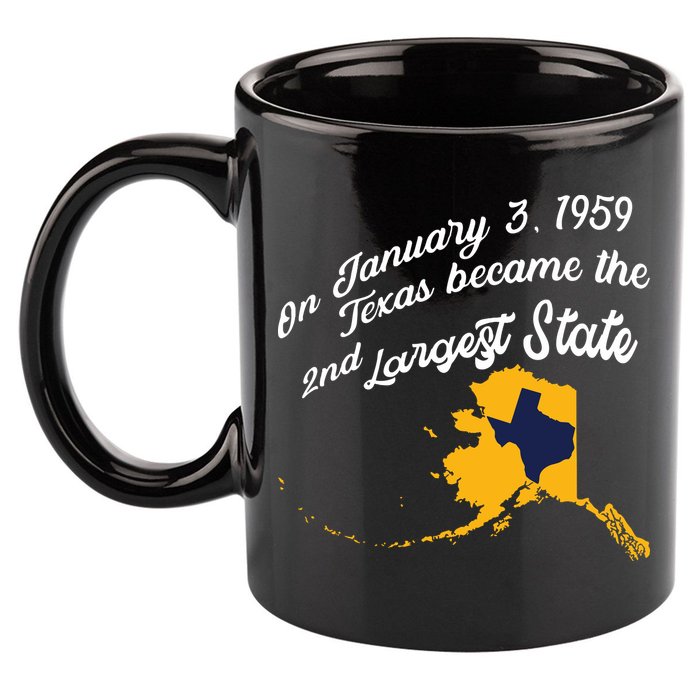 Alaska Texas Shirts Funny Alaska Vs Texas 11oz C Handle Ceramic Mug