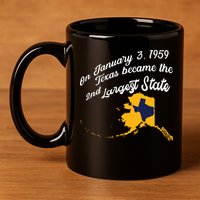 Alaska Texas Shirts Funny Alaska Vs Texas 11oz C Handle Ceramic Mug