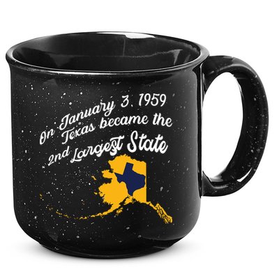 Alaska Texas Shirts Funny Alaska Vs Texas 15oz Campfire Ceramic Mug