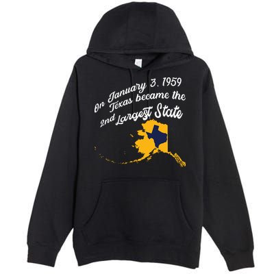 Alaska Texas Shirts Funny Alaska Vs Texas Premium Pullover Hoodie