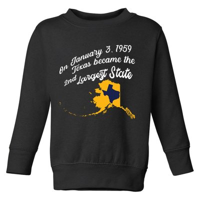 Alaska Texas Shirts Funny Alaska Vs Texas Toddler Sweatshirt