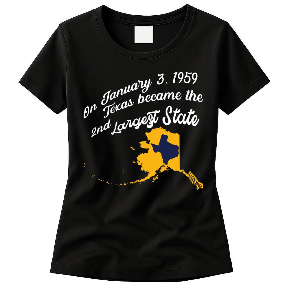 Alaska Texas Shirts Funny Alaska Vs Texas Womens T-Shirt
