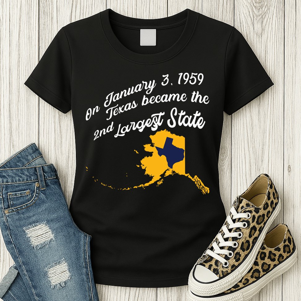 Alaska Texas Shirts Funny Alaska Vs Texas Womens T-Shirt
