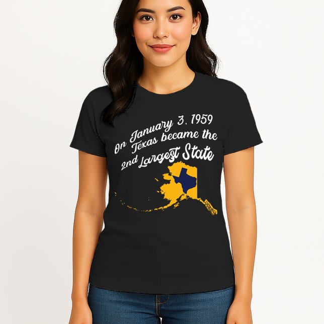 Alaska Texas Shirts Funny Alaska Vs Texas Womens T-Shirt
