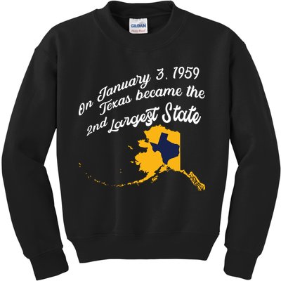 Alaska Texas Shirts Funny Alaska Vs Texas Kids Sweatshirt