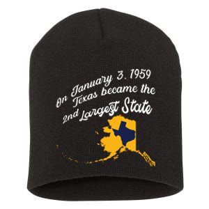 Alaska Texas Shirts Funny Alaska Vs Texas Short Acrylic Beanie