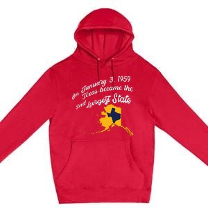 Alaska Texas Shirts Funny Alaska Vs Texas Premium Pullover Hoodie