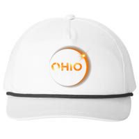 America Total Solar Eclipse Spring April 8 2024 Ohio Snapback Five-Panel Rope Hat