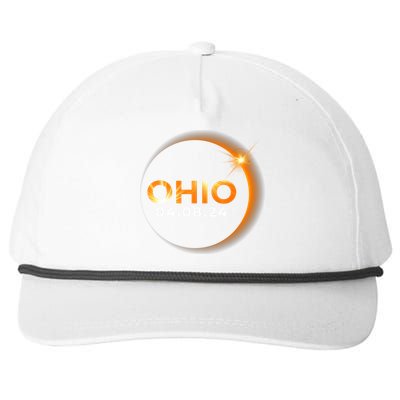 America Total Solar Eclipse Spring April 8 2024 Ohio Snapback Five-Panel Rope Hat