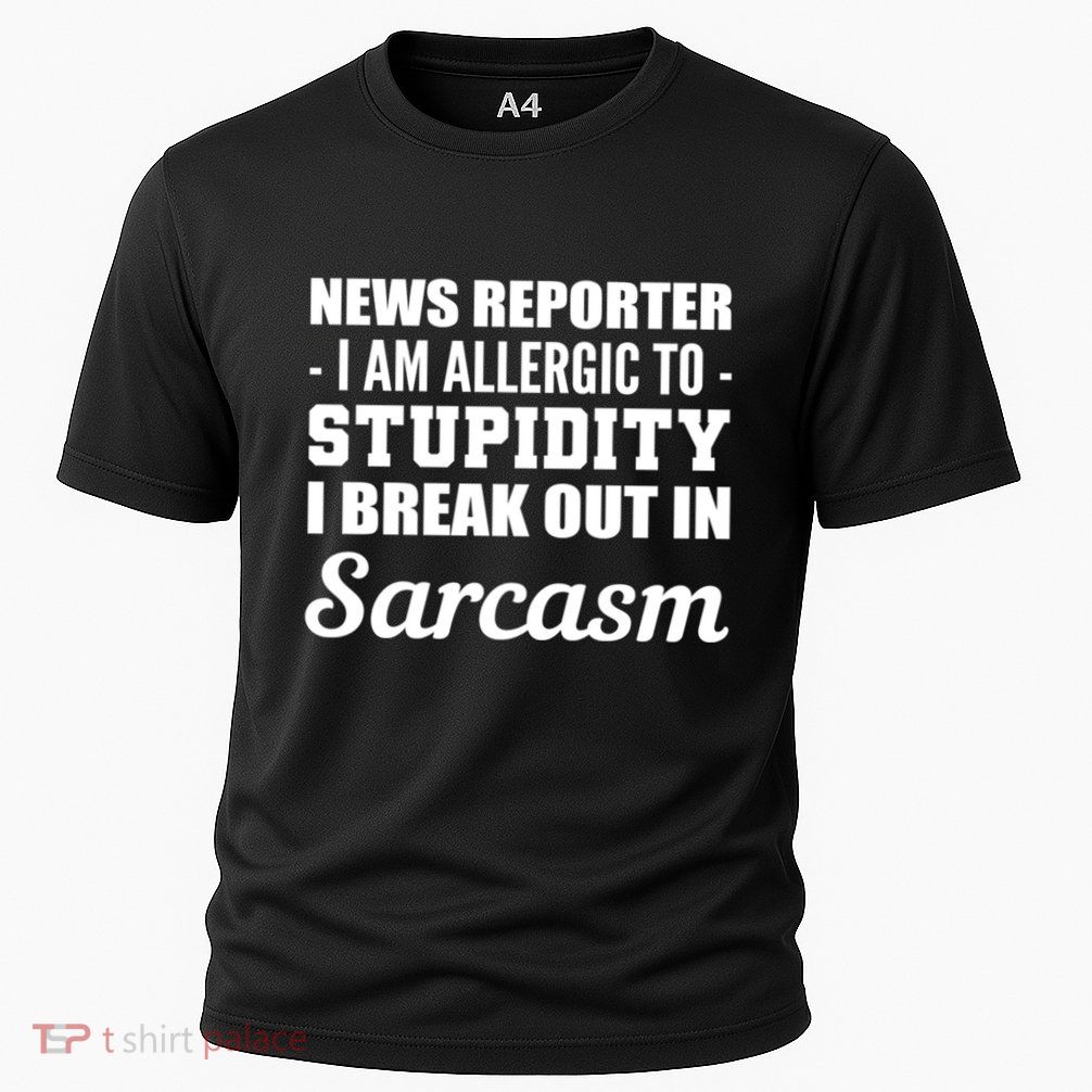 Allergic To Stupidity Sarcastic Person Gift Performance Shirt