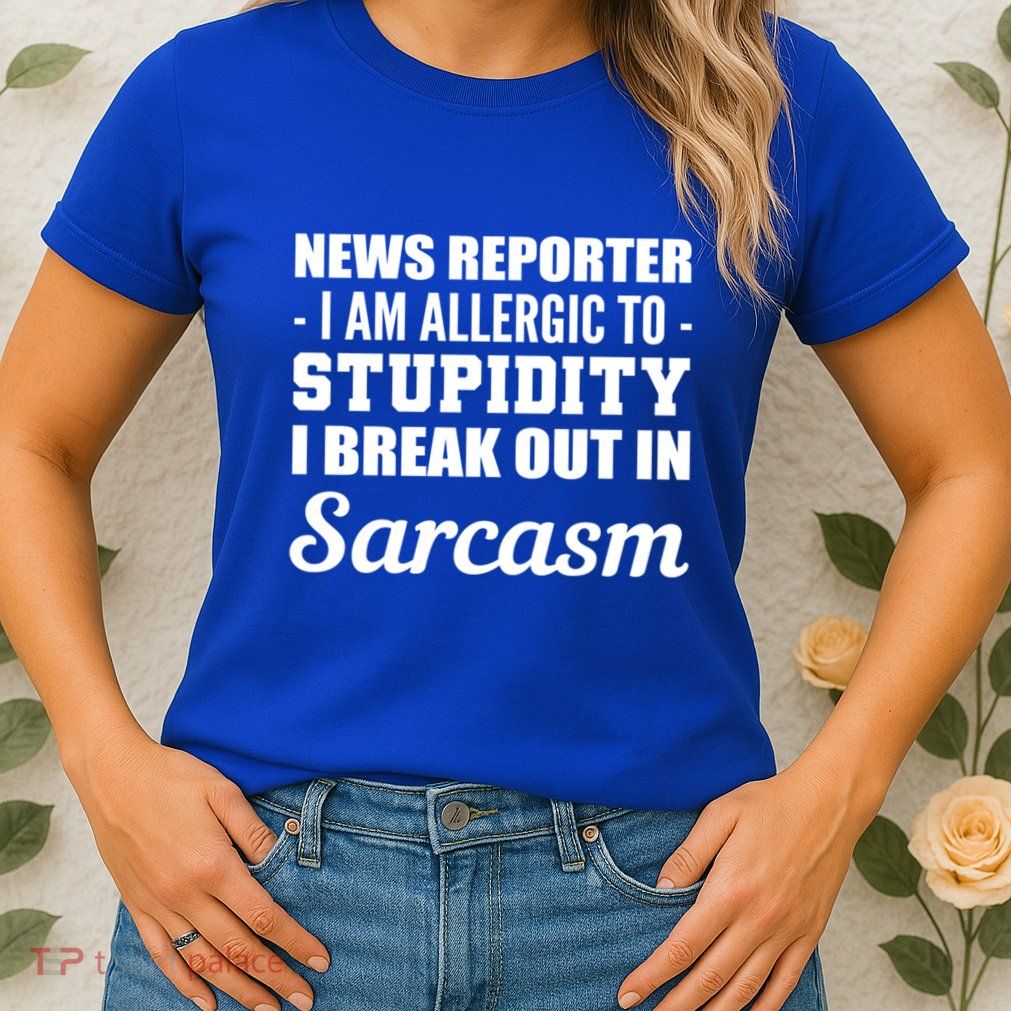 Allergic To Stupidity Sarcastic Person Gift Womens T-Shirt