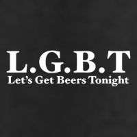 Ahh Tees Store L.G.B.T LetS Get Beers Tonight 25L Jumbo Tote