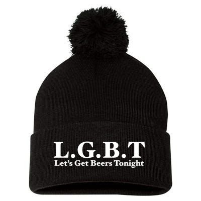Ahh Tees Store L.G.B.T LetS Get Beers Tonight Pom Pom 12in Knit Beanie