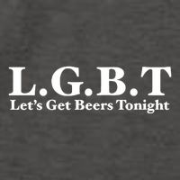 Ahh Tees Store L.G.B.T LetS Get Beers Tonight Vector Backpack
