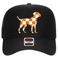 Awesome Tennessee Smokey Hound Dog High Crown Mesh Back Trucker Hat