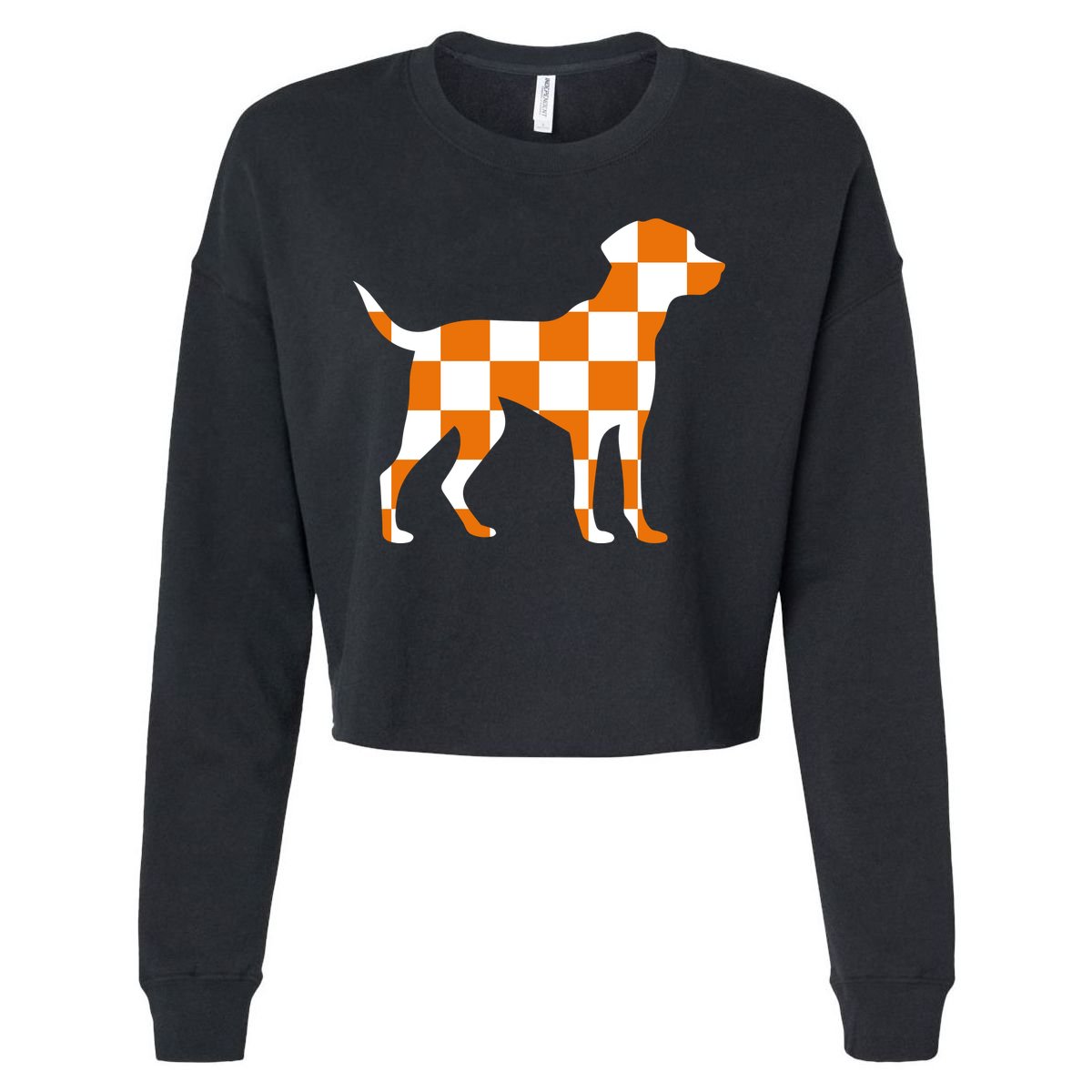 Awesome Tennessee Smokey Hound Dog Cropped Pullover Crew