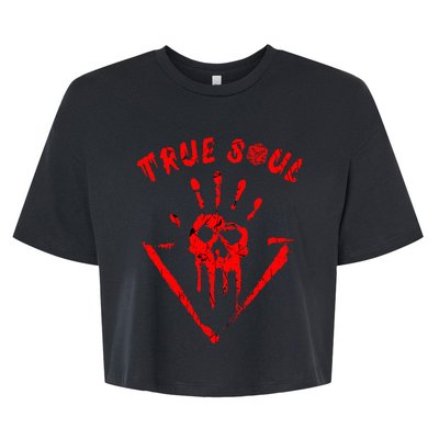 A True Soul The Absolute Bg3 Bella+Canvas Jersey Crop Tee