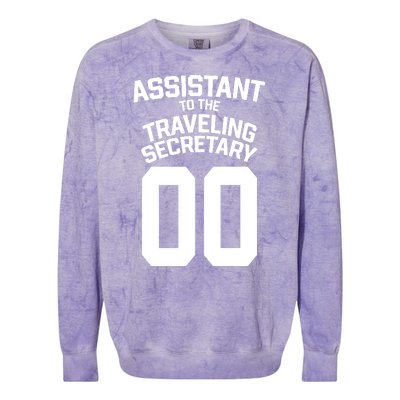 Assistant To The Traveling Secretary 00 Colorblast Crewneck Sweatshirt