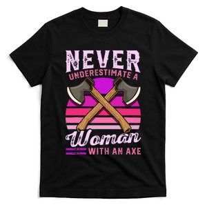 Axe Throwing Thrower Logger Lumberjack T-Shirt