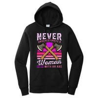 Axe Throwing Thrower Logger Lumberjack Women's Pullover Hoodie