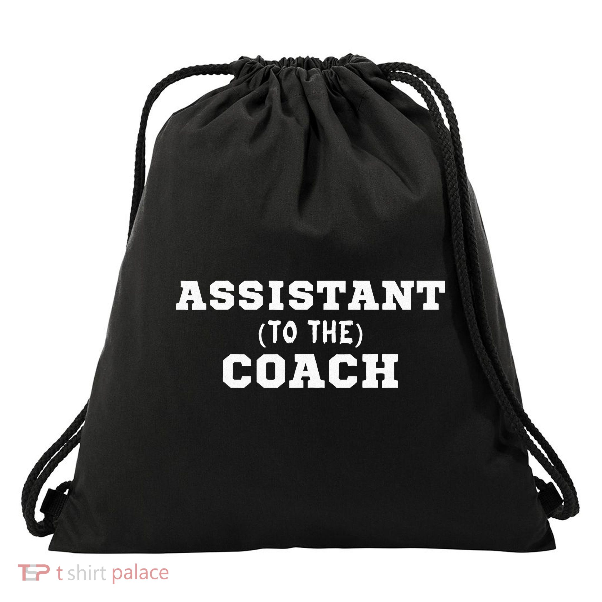 Assistant To The Coach Drawstring Bag