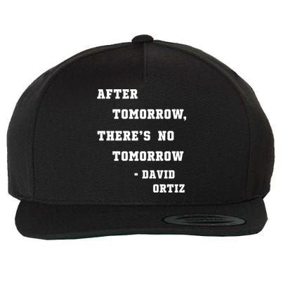 After Tomorrow There’S No Tomorrow Wool Snapback Cap