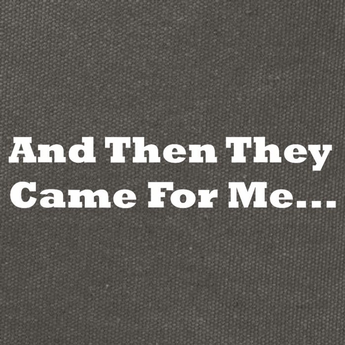 And Then They Came For Me Cotton Canvas Backpack