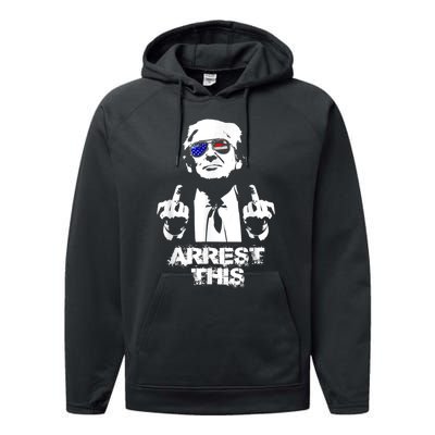 Arrest This Trump Performance Fleece Hoodie