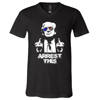 Arrest This Trump V-Neck T-Shirt