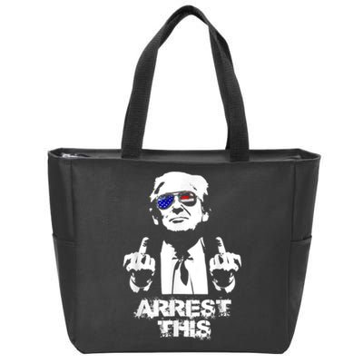 Arrest This Trump Zip Tote Bag