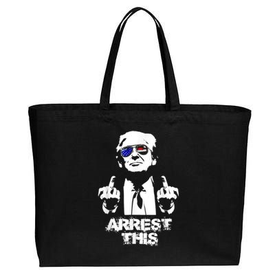 Arrest This Trump Cotton Canvas Jumbo Tote