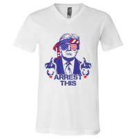 Arrest This Trump V-Neck T-Shirt