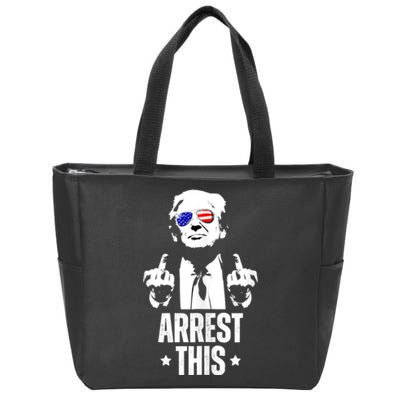 Arrest This Trump Zip Tote Bag