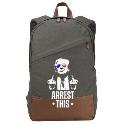 Arrest This Trump Cotton Canvas Backpack