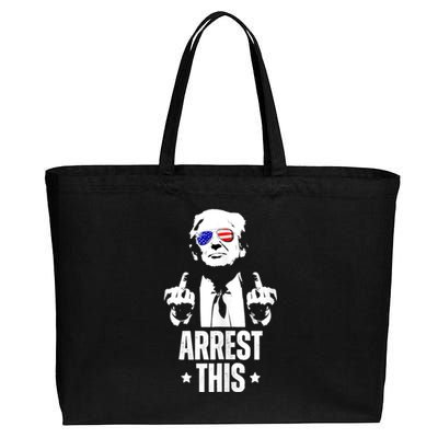 Arrest This Trump Cotton Canvas Jumbo Tote