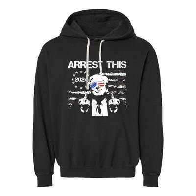 Arrest This Trump Garment-Dyed Fleece Hoodie