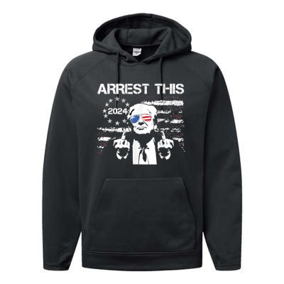 Arrest This Trump Performance Fleece Hoodie