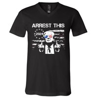 Arrest This Trump V-Neck T-Shirt