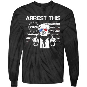 Arrest This Trump Tie-Dye Long Sleeve Shirt