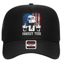 Arrest This Trump High Crown Mesh Back Trucker Hat