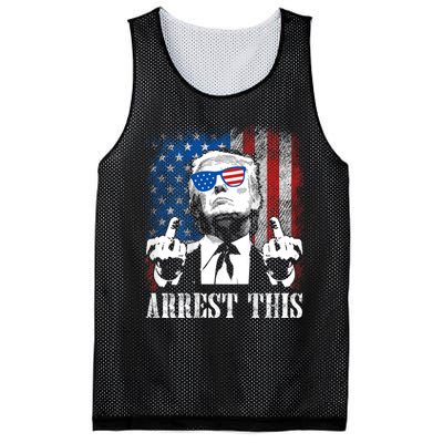 Arrest This Trump Mesh Reversible Basketball Jersey Tank