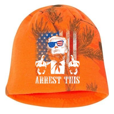 Arrest This Trump Kati - Camo Knit Beanie