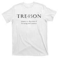 Antitrump Treason Tre45on Distressed Impeach T-Shirt